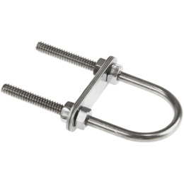 Рым-болт U-образный D4.8 мм, Lрез. 35 мм нерж (11411)